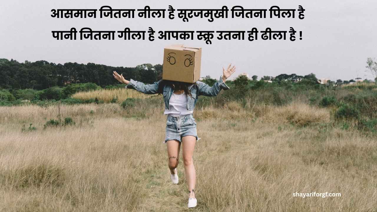 2 line funny shayari for gf
